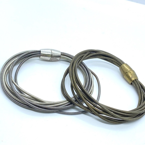 Cord Bracelet Pair or Necklace With Magnet Clasp - Picture 9 of 9